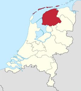 kaart friesland