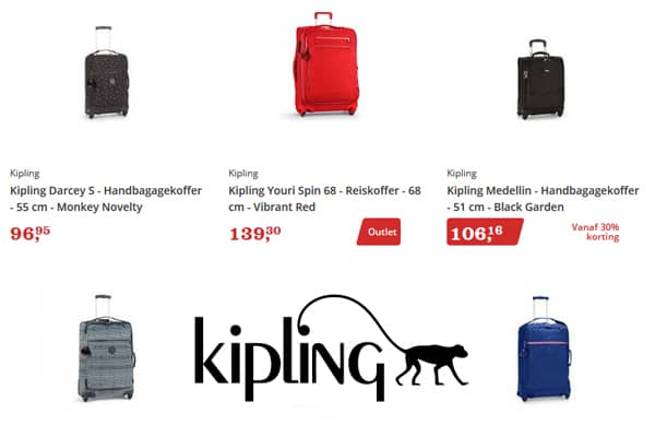 kipling koffers